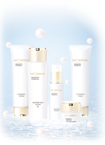 ミキモトムーンパール新製品セットローション、乳液、保湿クリーム