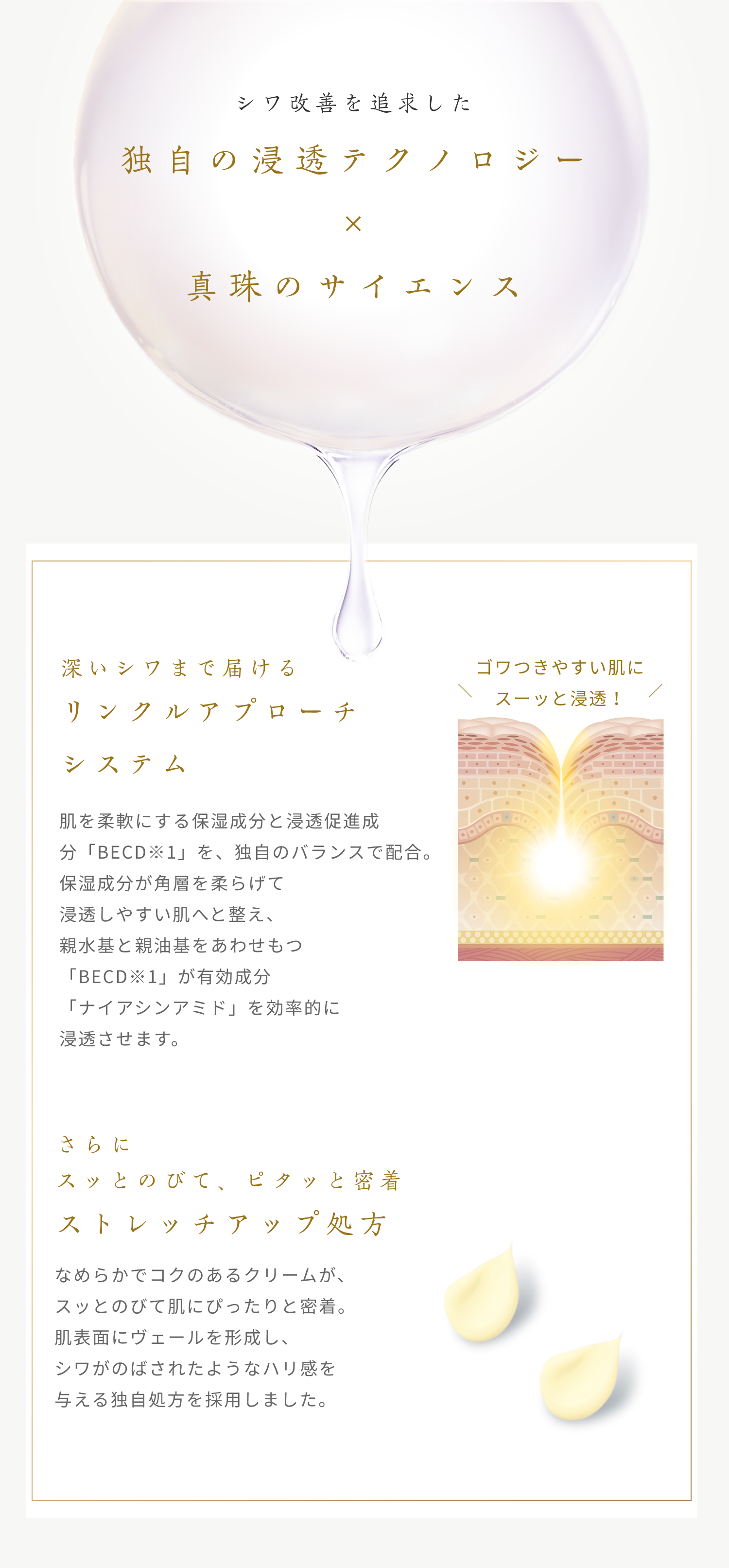 保湿スキンケア、エイジングケア、化粧品のミキモトコスメティックス 保湿スキンケア、エイジングケア、化粧品のミキモトコスメティックス